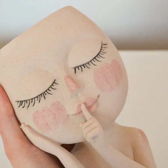 Lady Shaped Planter NWOT! - Picture 6 of 8